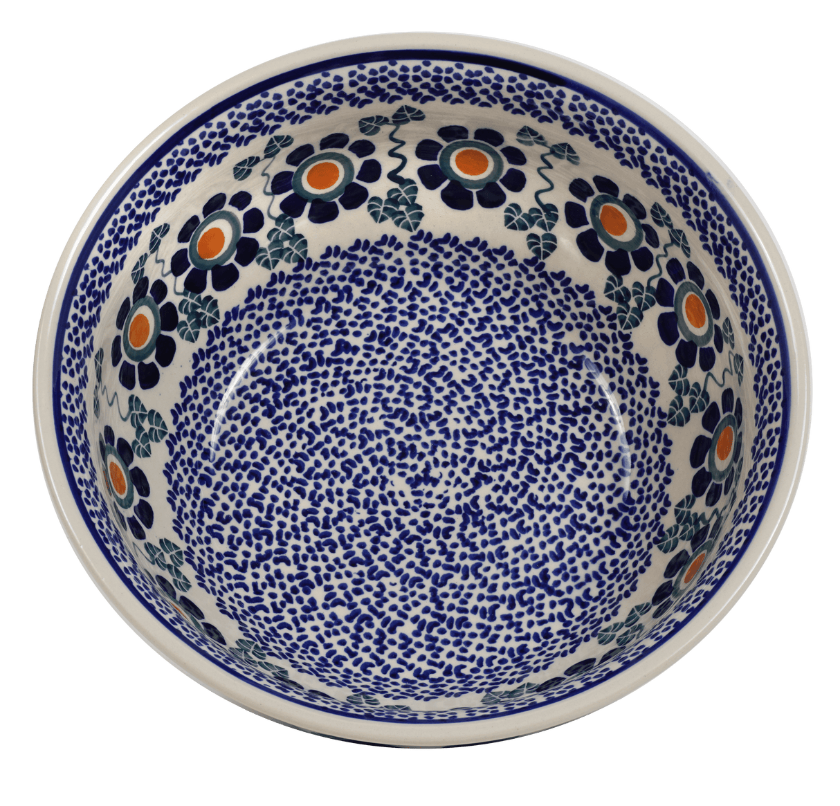 Bowl, Round, 9" Bowl in "Simple Symmetry" by Manufaktura | M086T-GCR