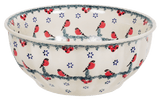 Bowl, Round, 9" Bowl in "Red Bird" by Manufaktura | M086T-GILE