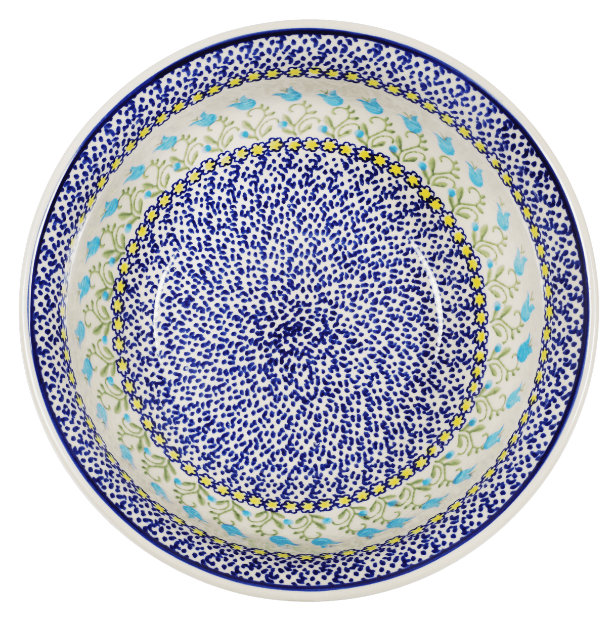 Bowl, Round, 9" Bowl in "Riverdance" by Manufaktura | M086T-IZ3