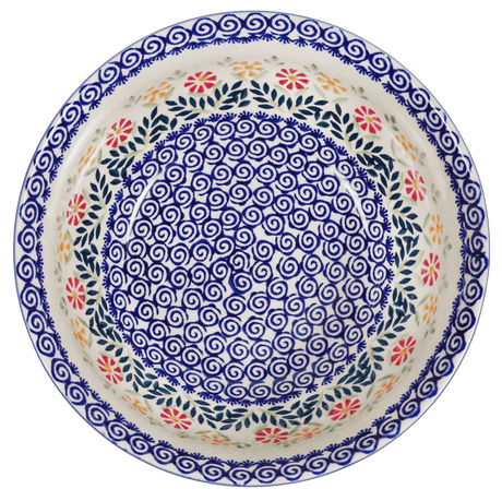 Bowl, Round, 9" Bowl in "Flower Power" by Manufaktura | M086T-JS14