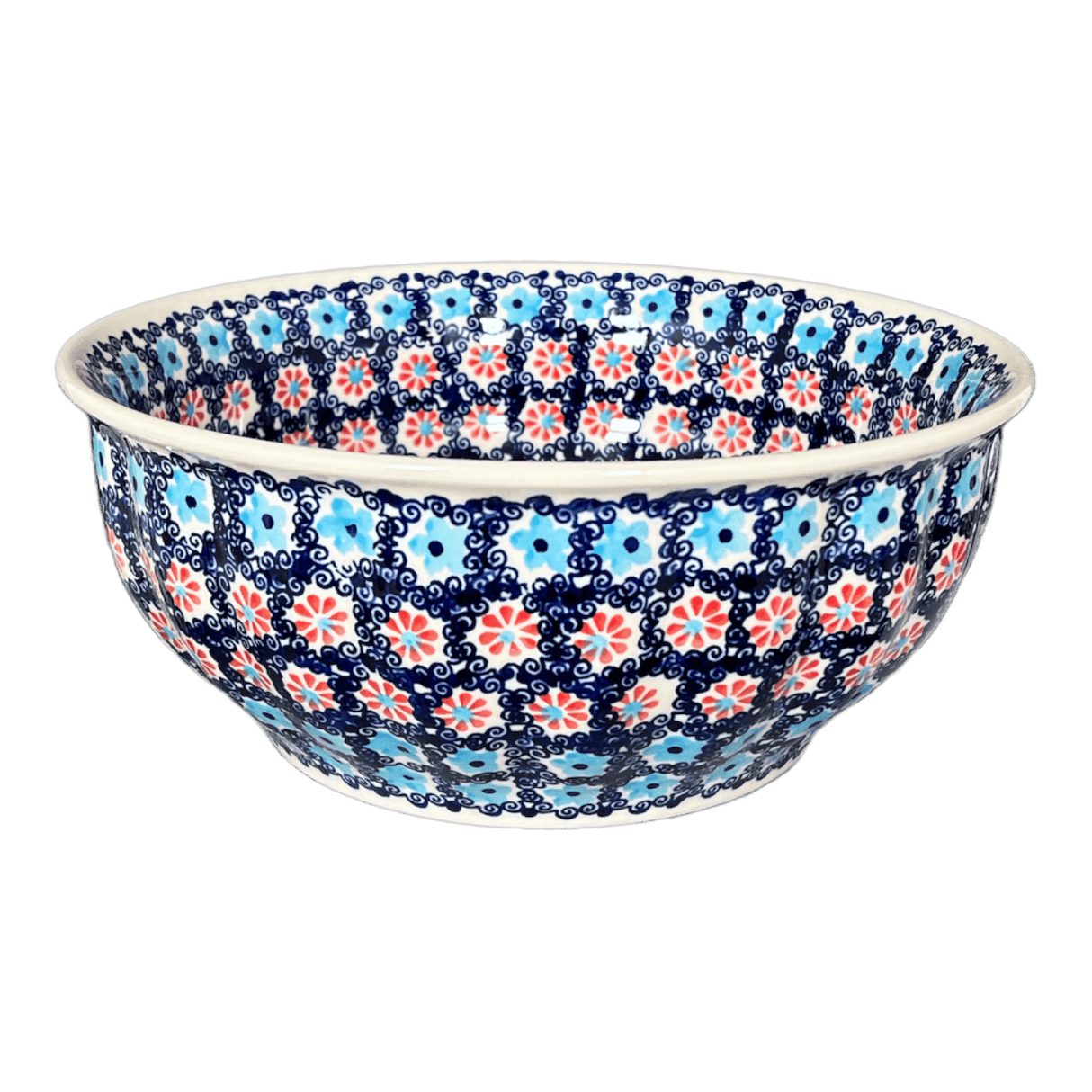 Bowl, Round, 9" Bowl in "Daisy Circle" by Manufaktura | M086T-MS01