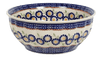 Polish Pottery 9" Bowl (Mums the Word) | M086T-P178 at PolishPotteryOutlet.com