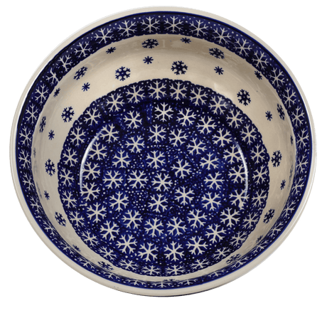 Bowl, Round, 9" Bowl in "Snow Drift" by Manufaktura | M086T-PZ