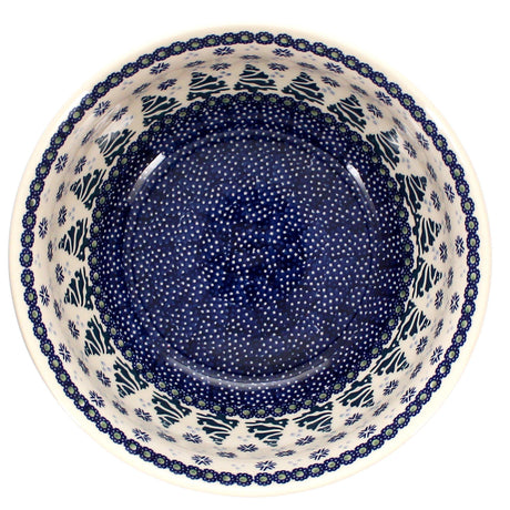 Bowl, Round, 9" Bowl in "Snowy Pines" by Manufaktura | M086T-U22
