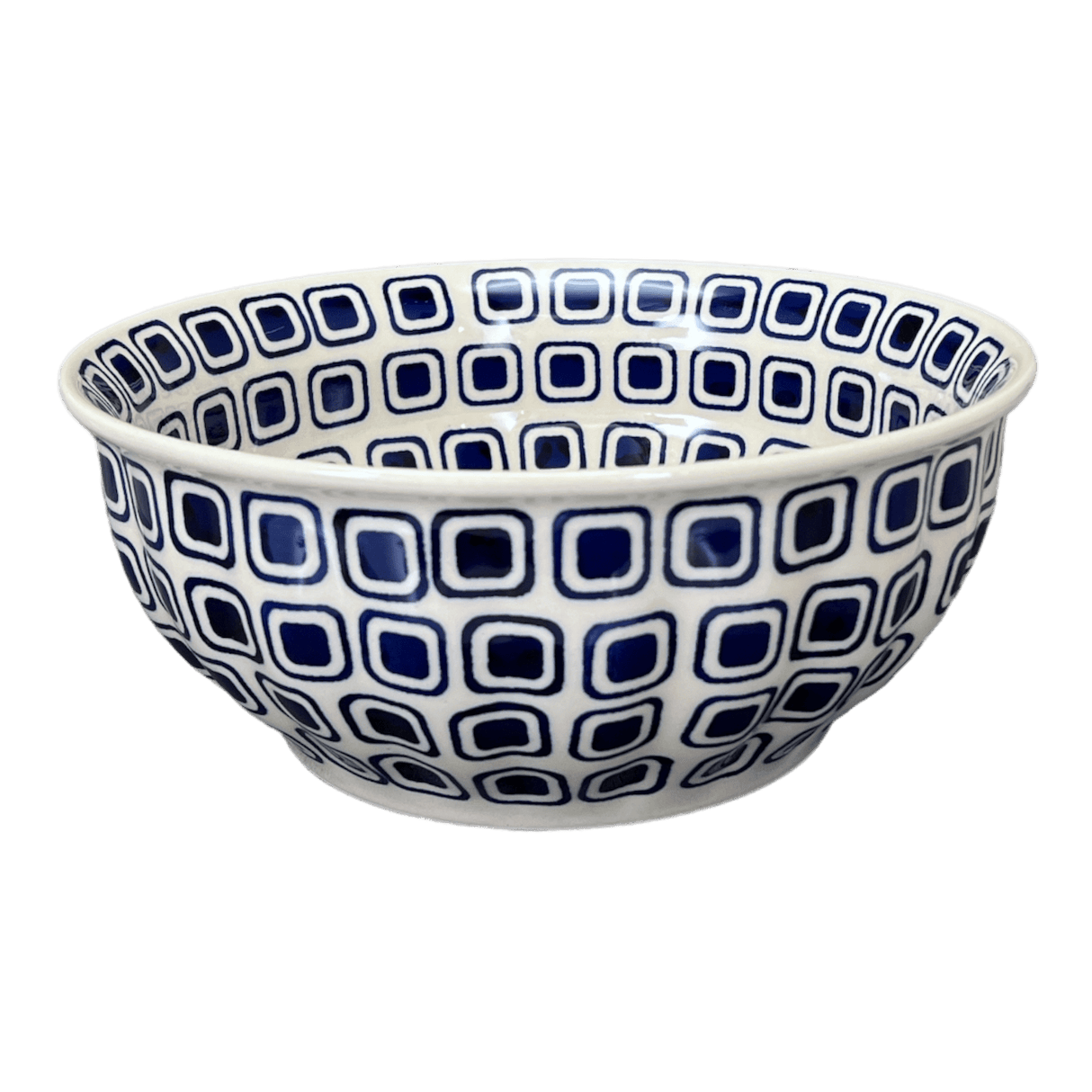 Bowl, Round, 9" Bowl in "Navy Retro" by Manufaktura | M086U-601A