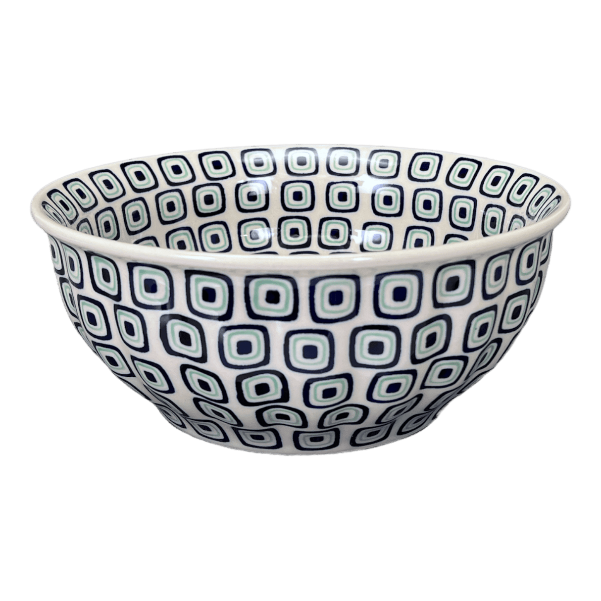 Bowl, Round, 9" Bowl in "Green Retro" by Manufaktura | M086U-604A