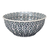 Polish Pottery 9" Bowl (Green Retro) | M086U-604A at PolishPotteryOutlet.com