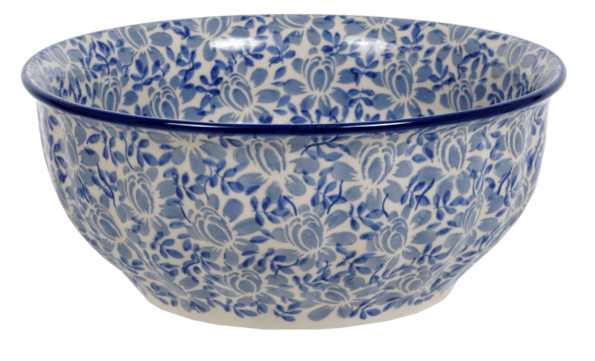 Bowl, Round, 9" Bowl in "English Blue" by Manufaktura | M086U-AS53