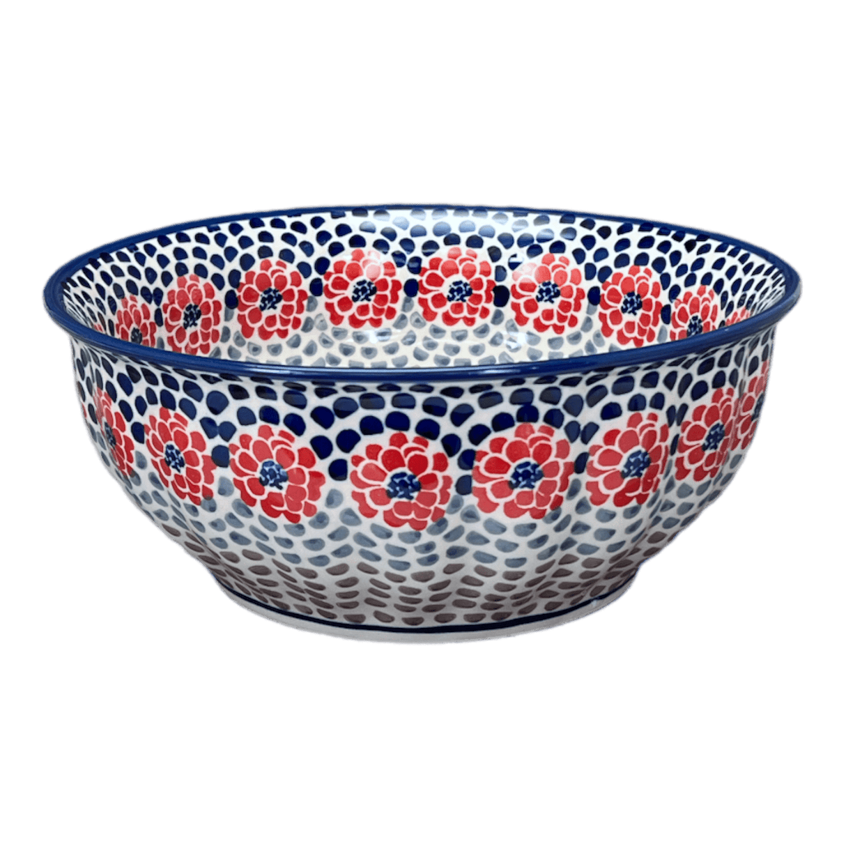 Bowl, Round, 9" Bowl in "Falling Petals" by Manufaktura | M086U-AS72