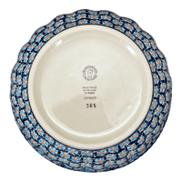 A picture of a Polish Pottery 9" Bowl (Blue Diamond) | M086U-DHR as shown at PolishPotteryOutlet.com/products/9-bowl-blue-diamond-m086u-dhr