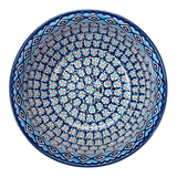 Bowl, Round, 9" Bowl in "Blue Diamond" by Manufaktura | M086U-DHR