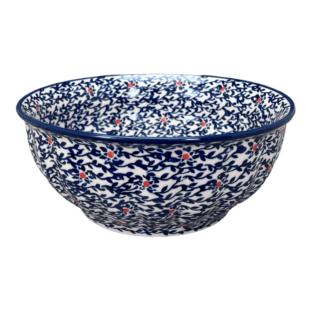 Bowl, Round, 9" Bowl in "Blue Canopy" by Manufaktura | M086U-IS04