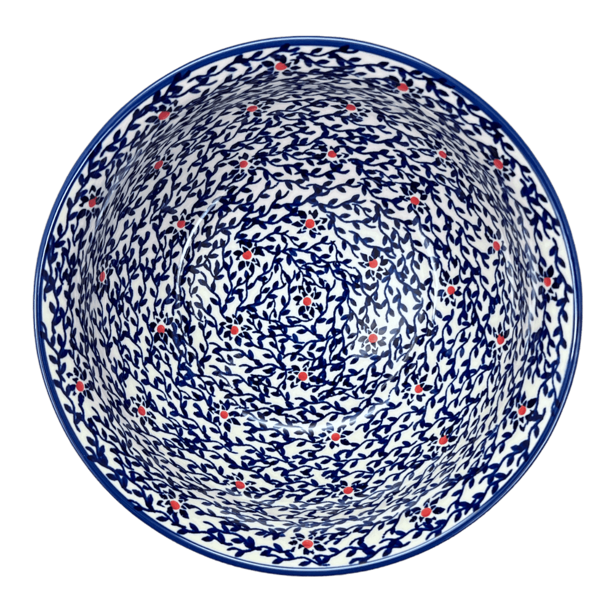 Bowl, Round, 9" Bowl in "Blue Canopy" by Manufaktura | M086U-IS04