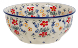 Bowl, Round, 9" Bowl in "Fresh Flowers" by Manufaktura | M086U-MS02