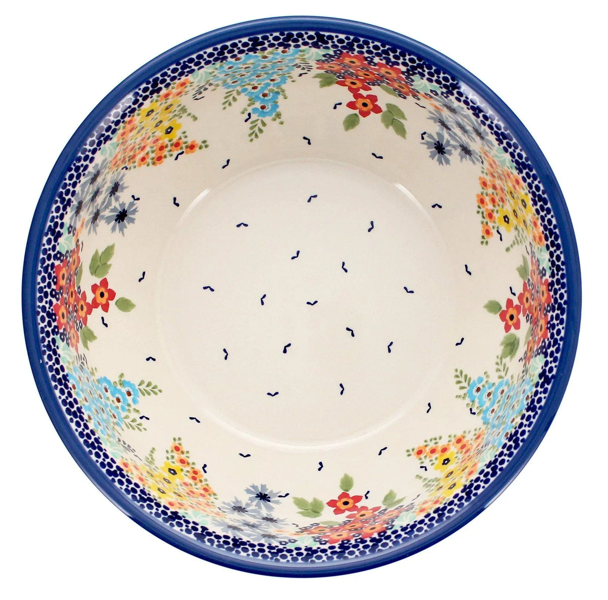 Bowl, Round, 11" in "Brilliant Garden" by Manufaktura | M087S-DPLW