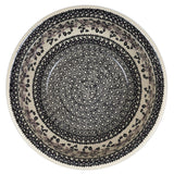 Bowl, Round, 11" in "Duet in Black & Grey" by Manufaktura | M087S-DPSC