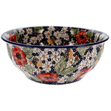 Bowl, Round, 11" in "Poppies & Posies" by Manufaktura | M087S-IM02