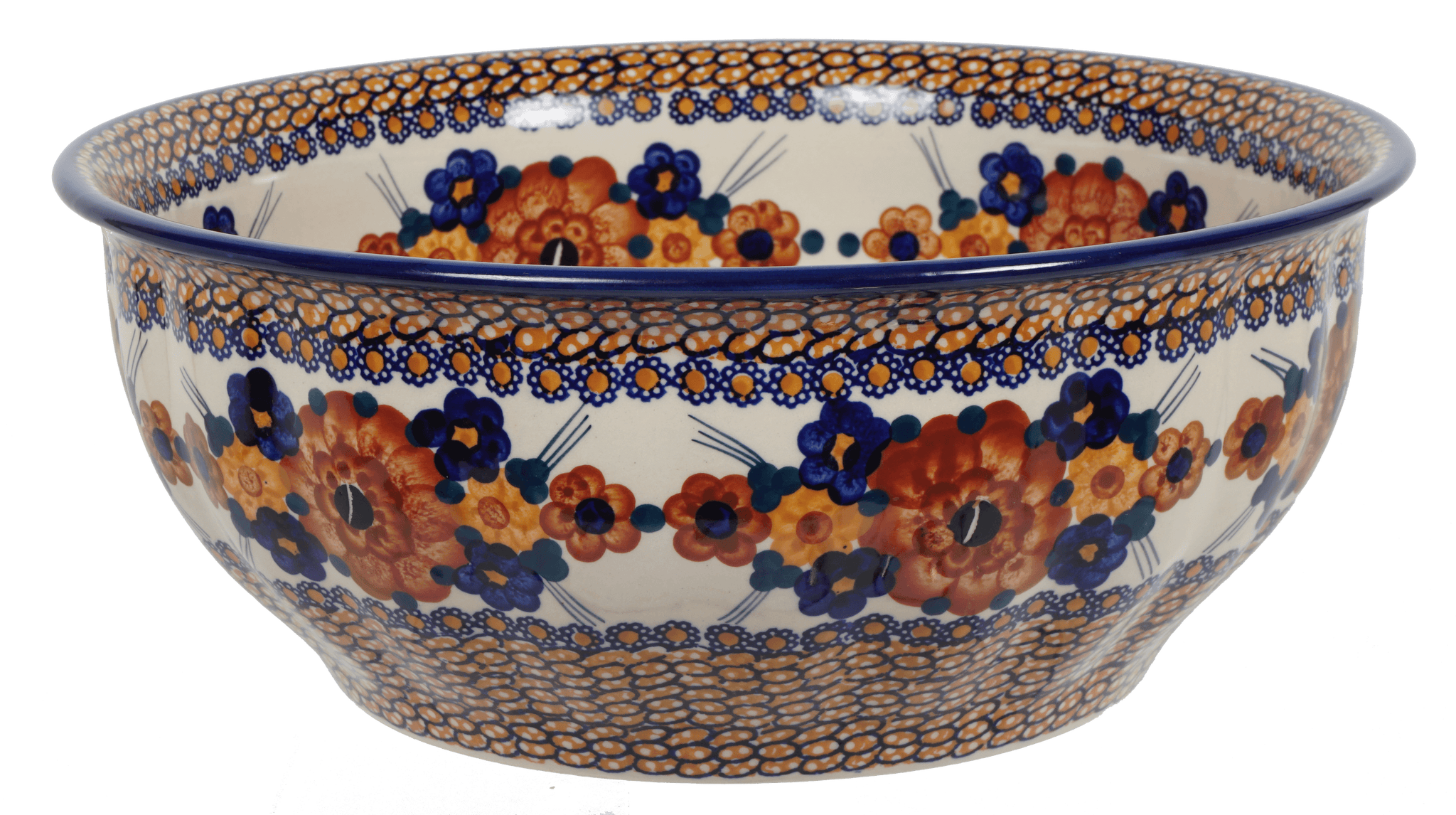 Large Mixing Bowl - Shape 113 - Pattern 1437 – Polish Pottery Westlake