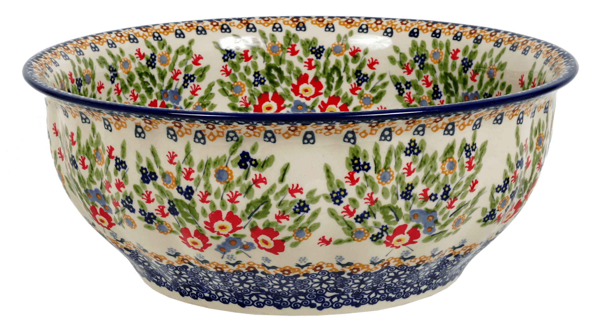 Large Mixing Bowl - Shape 113 - Pattern 1437 – Polish Pottery Westlake