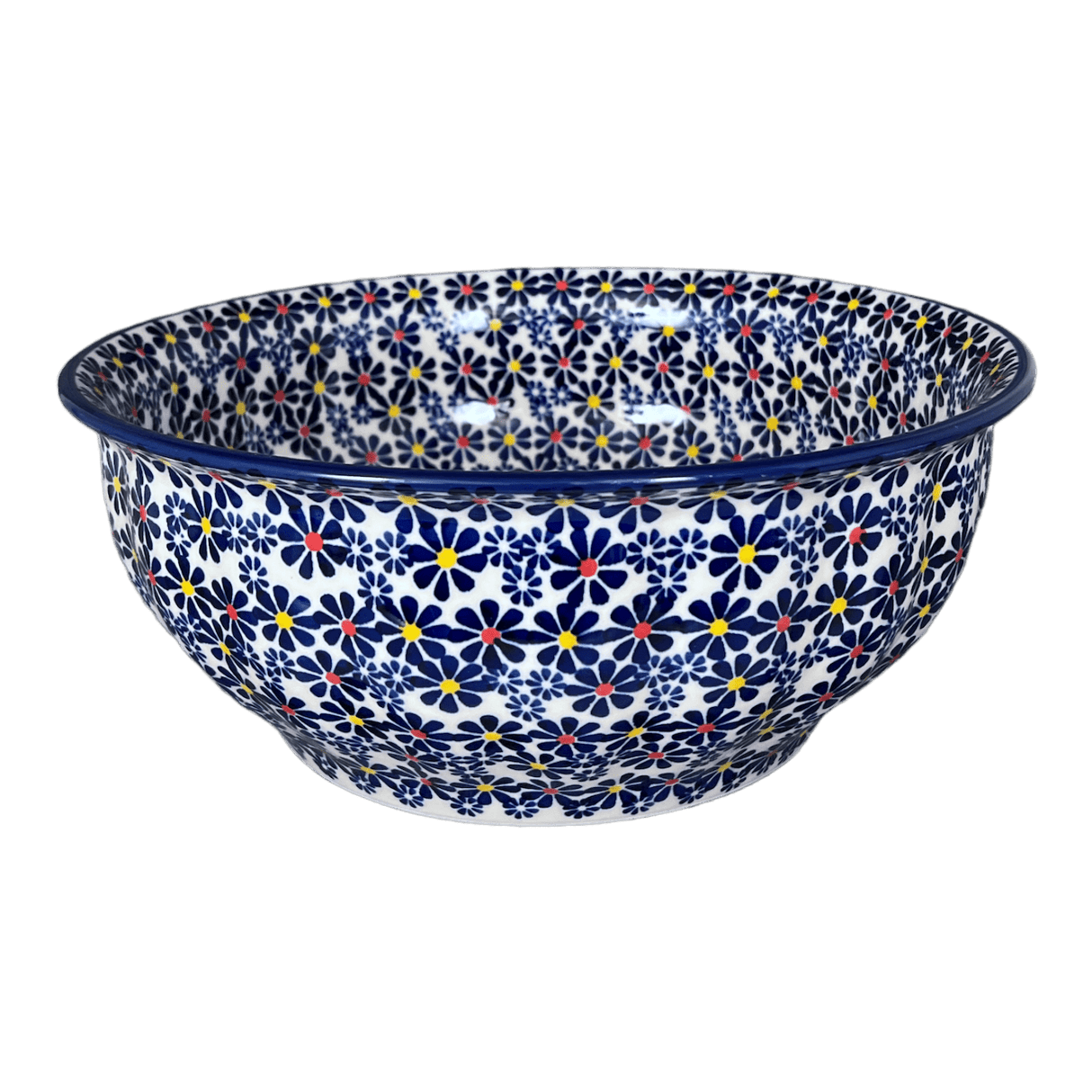 Bowl, Round, 11" in "Field of Daisies" by Manufaktura | M087S-S001