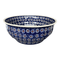 A picture of a Polish Pottery Bowl, Round, 11" in "" by Manufaktura | M087T-2 as shown at PolishPotteryOutlet.com/products/11-bowl-2-m087t-2