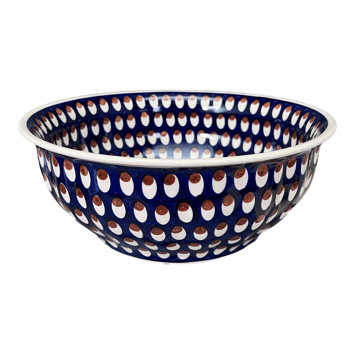 Bowl, Round, 11" in "Pheasant Feathers" by Manufaktura | M087T-52