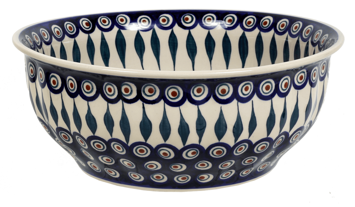 Bowl, Round, 11" in "Peacock" by Manufaktura | M087T-54