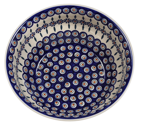 Bowl, Round, 11" in "Floral Peacock" by Manufaktura | M087T-54KK