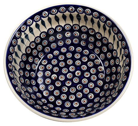 Bowl, Round, 11" in "Peacock" by Manufaktura | M087T-54