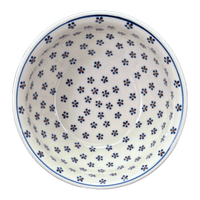 A picture of a Polish Pottery 11" Bowl (Petite Floral) | M087T-64 as shown at PolishPotteryOutlet.com/products/11-bowl-petite-floral-m087t-64