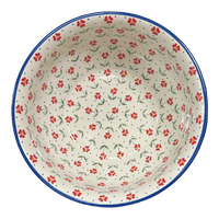A picture of a Polish Pottery 11" Bowl (Simply Beautiful) | M087T-AC61 as shown at PolishPotteryOutlet.com/products/11-bowls-simply-beautiful