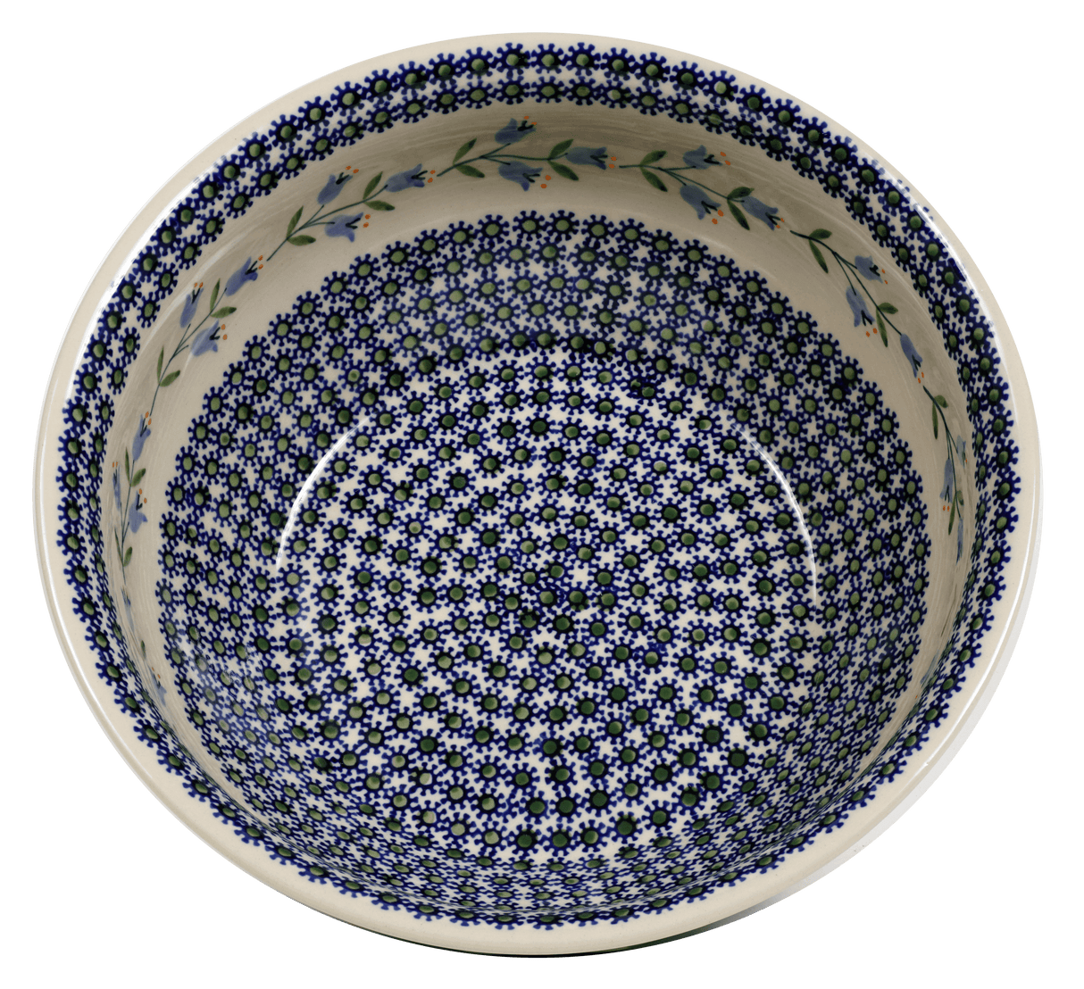 Bowl, Round, 11" in "Lily of the Valley" by Manufaktura | M087T-ASD