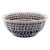 Polish Pottery 11" Bowl (Floral Chain) | M087T-EO37 at PolishPotteryOutlet.com