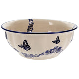 Bowl, Round, 11" in "Butterfly Garden" by Manufaktura | M087T-MOT1