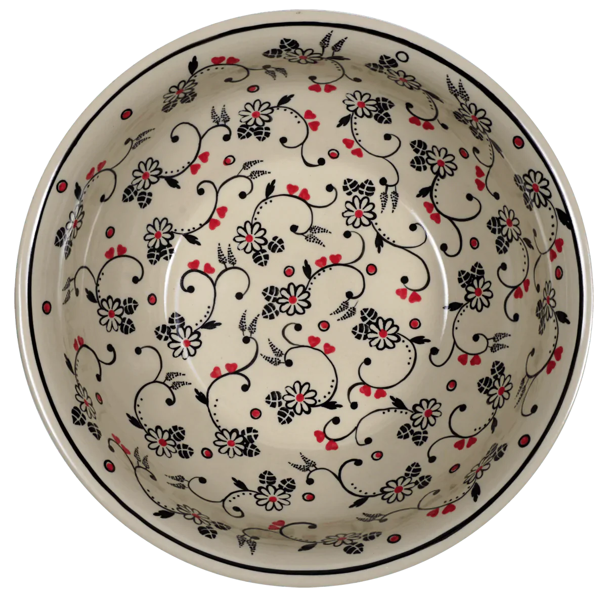 Bowl, Round, 11" in "Night Garden" by Manufaktura | M087U-BL02