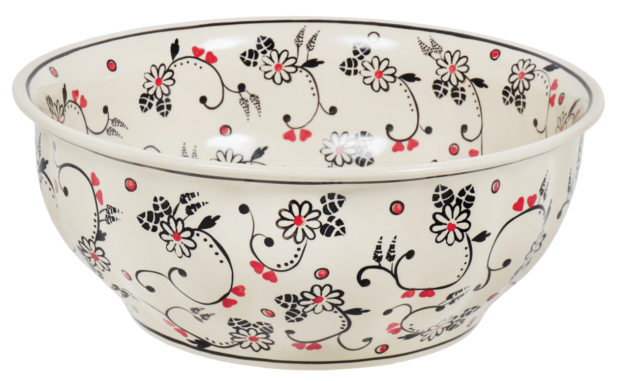 Bowl, Round, 11" in "Night Garden" by Manufaktura | M087U-BL02