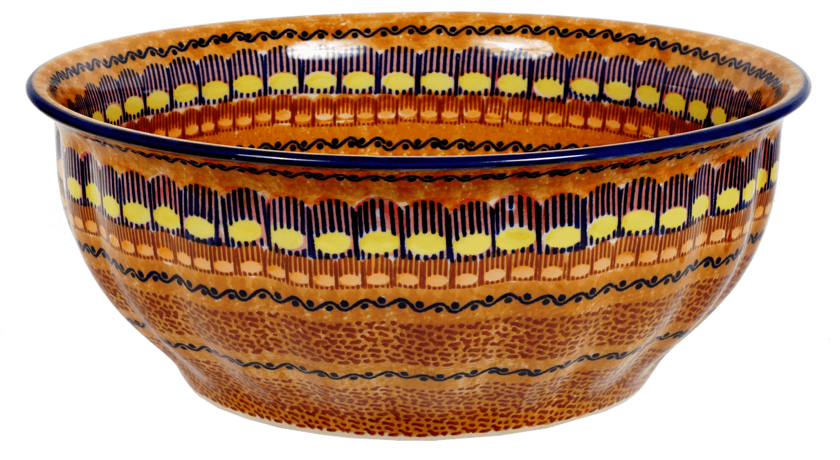 Bowl, Round, 11" in "Desert Sunrise" by Manufaktura | M087U-KLJ