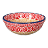 Polish Pottery 6" Bowl (Psychedelic Swirl) | M089M-CMZK at PolishPotteryOutlet.com