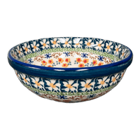 A picture of a Polish Pottery 6" Bowl (Irish Spring) | M089S-BIKW as shown at PolishPotteryOutlet.com/products/6-bowls-irish-spring