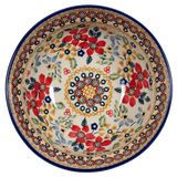 Bowl, Round, 6" in "Ruby Duet" by Manufaktura | M089S-DPLC