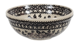 Bowl, Round, 6" in "Duet in Black & Grey" by Manufaktura | M089S-DPSC