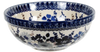 Polish Pottery 6" Bowl (Blue Life) | M089S-EO39 at PolishPotteryOutlet.com