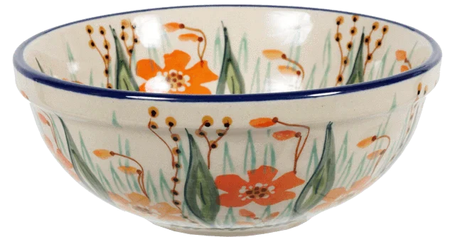 Bowl, Round, 6" in "Sun-Kissed Garden" by Manufaktura | M089S-GM15