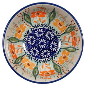 Polish Pottery 6" Bowl (Sun-Kissed Garden) | M089S-GM15 Additional Image at PolishPotteryOutlet.com
