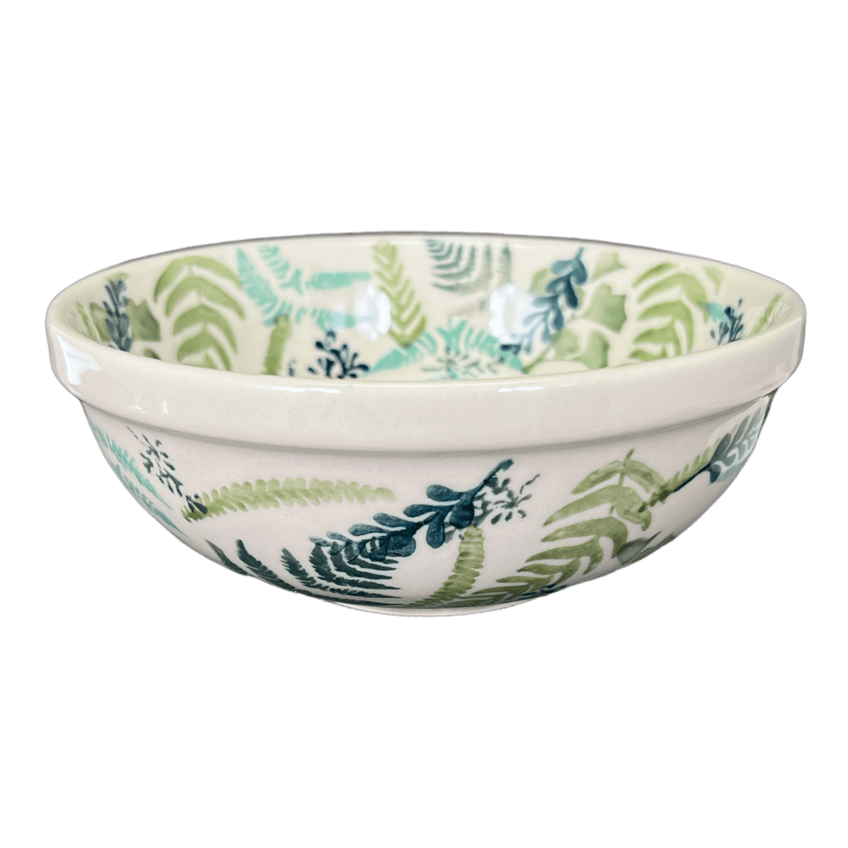 Bowl, Round, 6" in "Scattered Ferns" by Manufaktura | M089S-GZ39