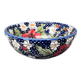Bowl, Round, 6.75" in "Poppies & Posies" by Manufaktura | M090S-IM02