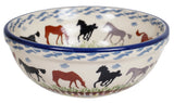 Bowl, Round, 6" in "Wild Horses" by Manufaktura | M089S-INK1