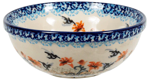 Bowl, Round, 6" in "Hummingbird Harvest" by Manufaktura | M089S-JZ35