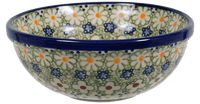A picture of a Polish Pottery 6" Bowl (Spring Morning) | M089S-LZ as shown at PolishPotteryOutlet.com/products/6-bowls-spring-morning