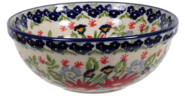 Bowl, Round, 6" in "Floral Fantasy" by Manufaktura | M089S-P260